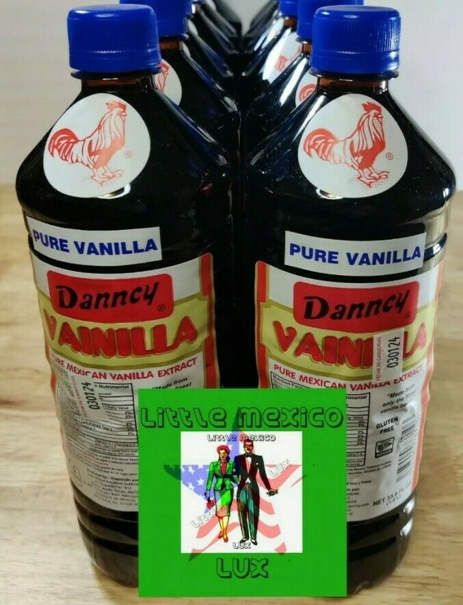 2 X Danncy Dark Pure Mexican Vanilla Extract From Mexico 🤩33.8 Oz Each 2 ⚡🚚