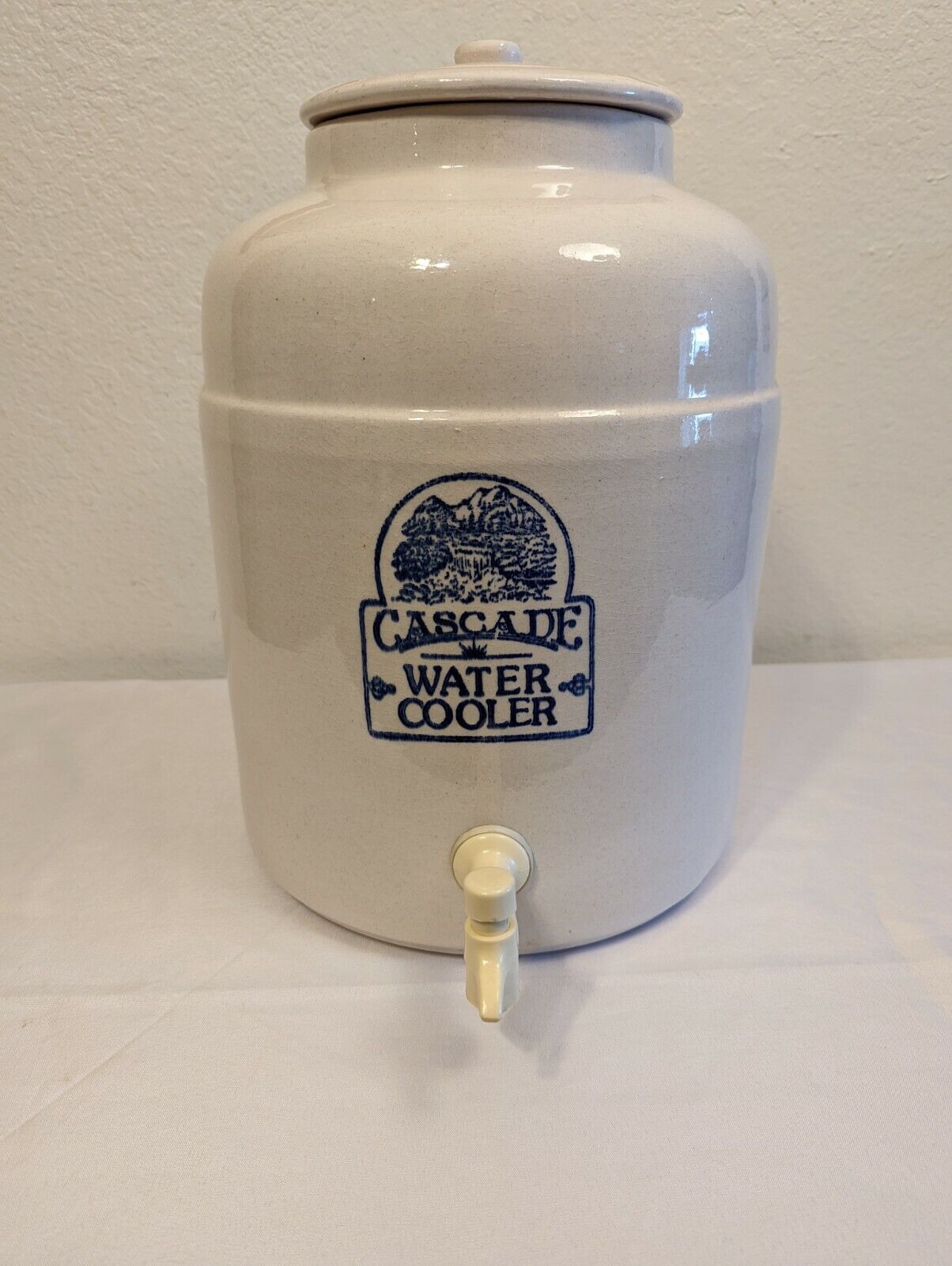 Antique Stoneware Cascade Water Cooler
