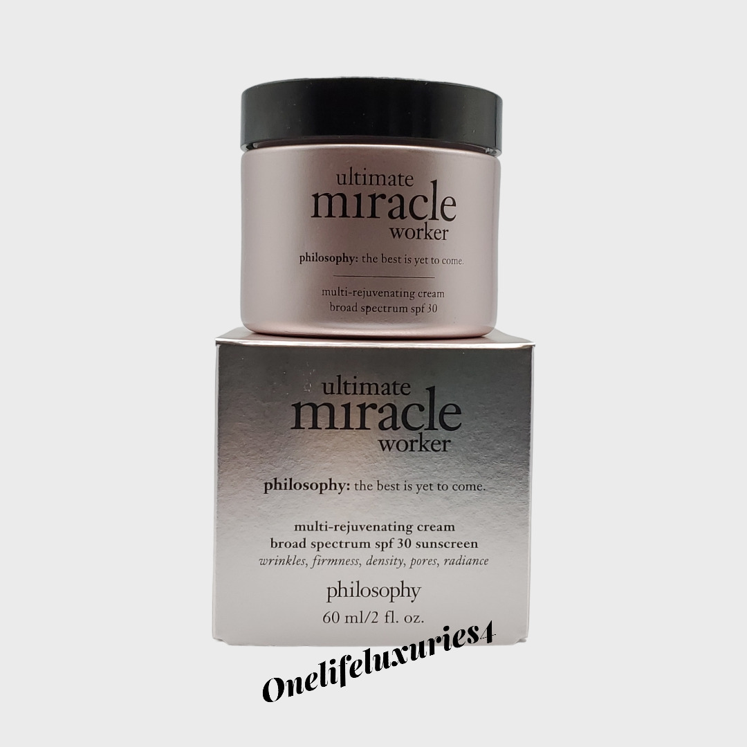 Philosophy ultimate miracle worker multi rejuvenating cream SPF30 2oz 60ml NEW