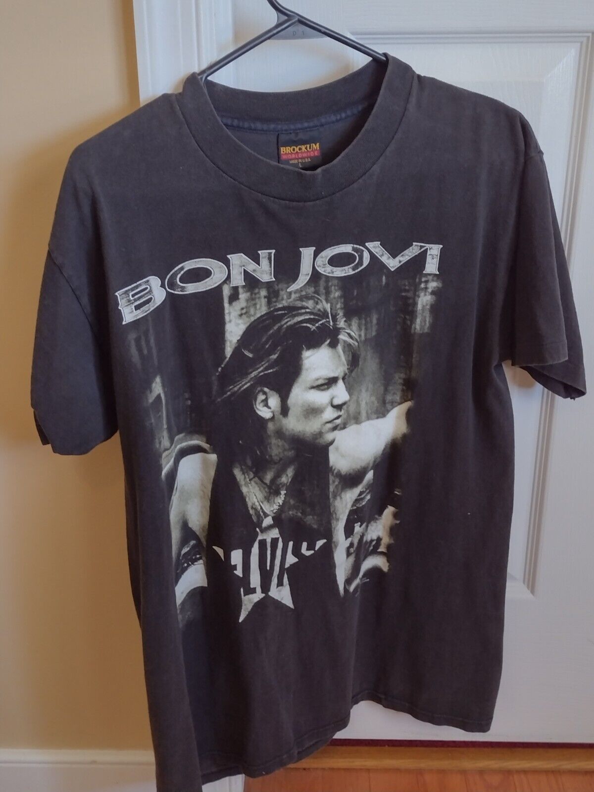 AWESOME Vintage 1990s Keep the Faith 1993 Bon Jovi Tour Shirt Large