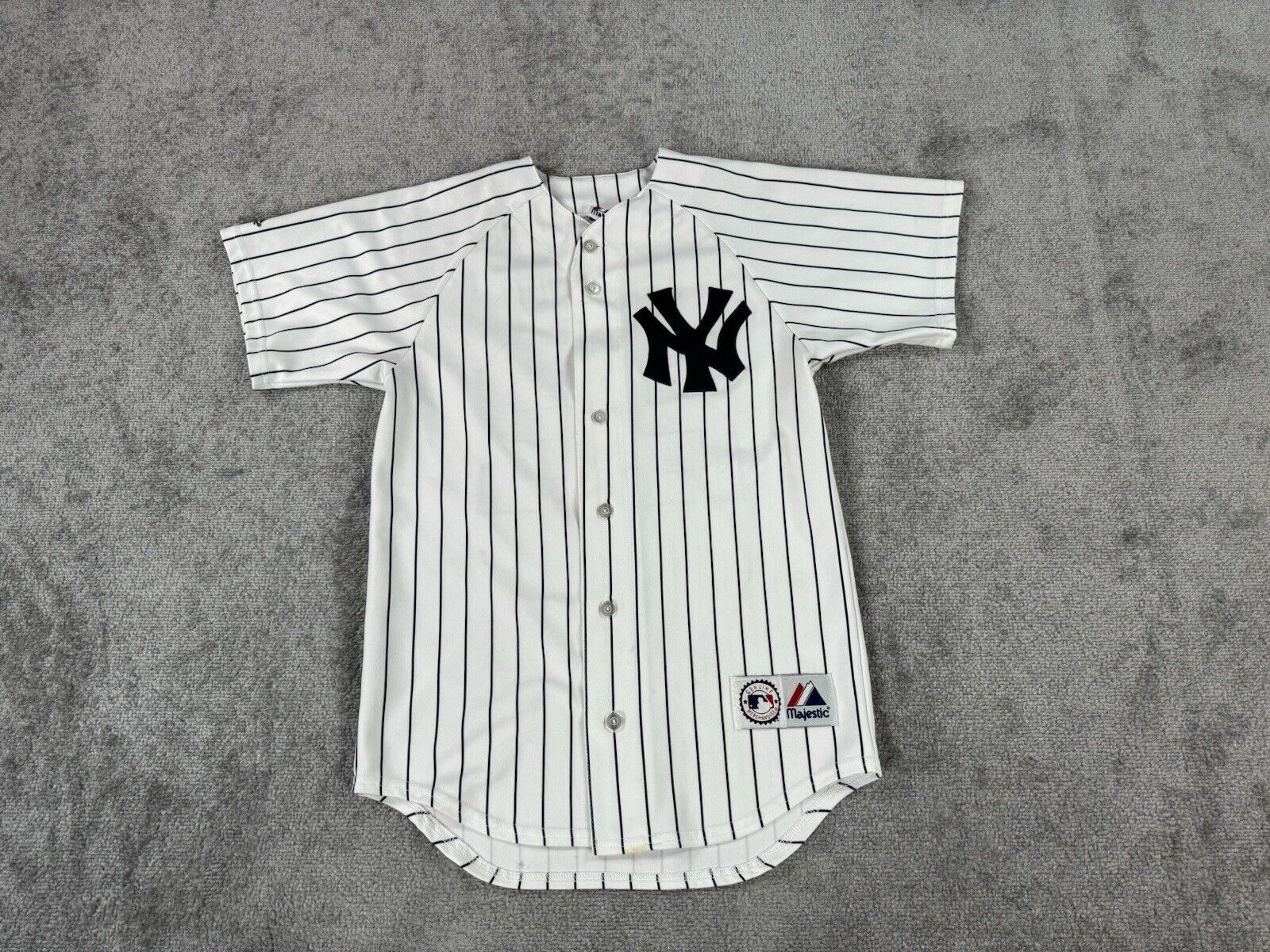 New York Yankees Jersey Mens Small White Majestic Robinson Cano MLB Logo USA