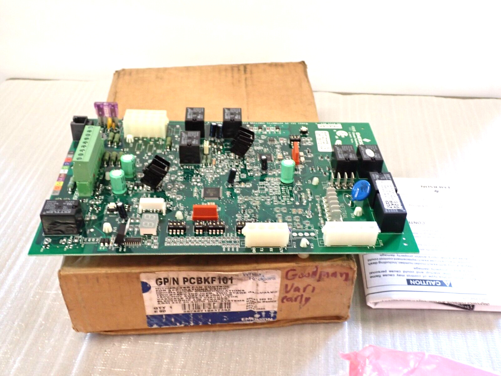White-Rodgers PCBKF101 Furnace Control Board NEW #D740