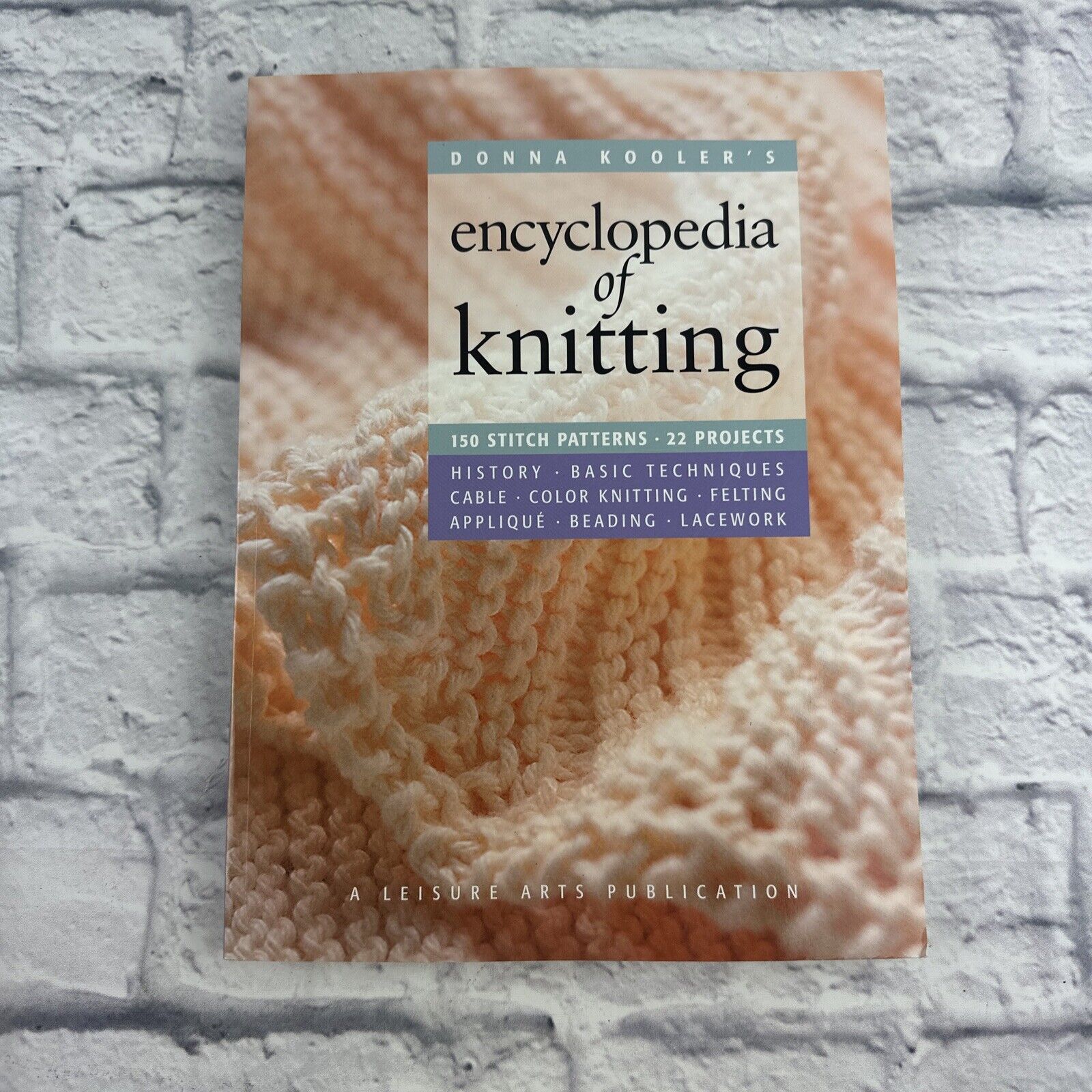 Donna Kooler\'s Encyclopedia of Knitting Paperback Donna Kooler