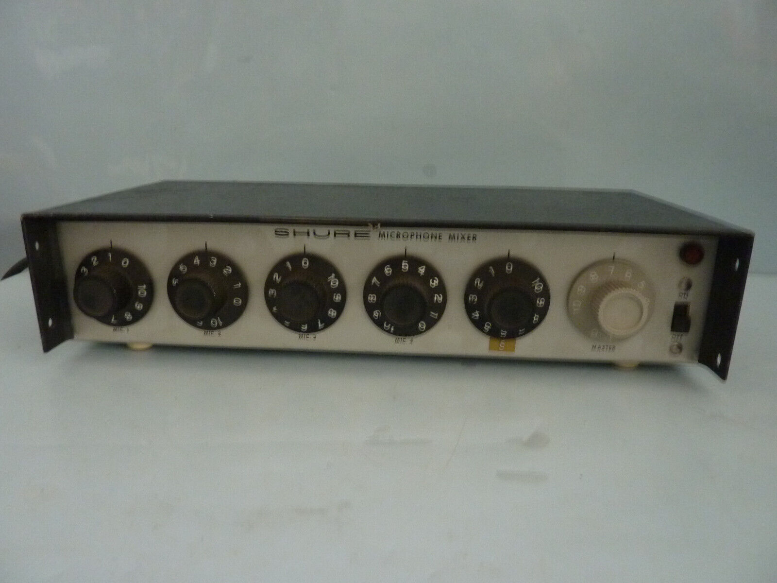 VINTAGE Shure M68 Reverberation Microphone Mixer Spring Reverb 4 CH 