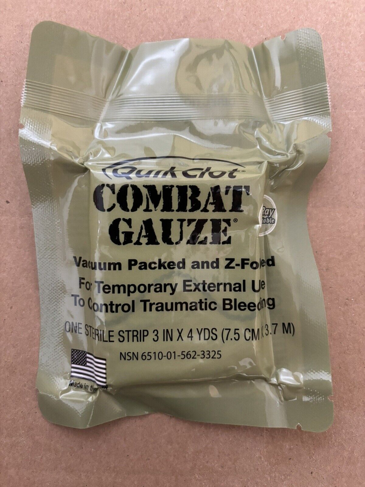 QuikClot Combat Gauze Bandage (2023-01)