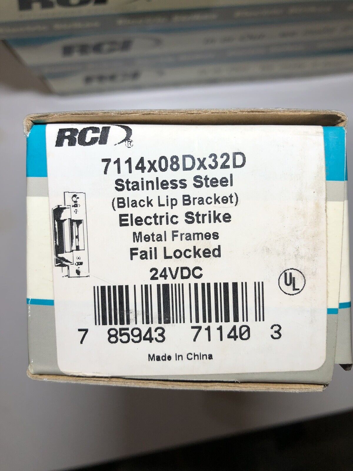 RCI 7114x08Dx32D , 24vdc  electric strike Brand New
