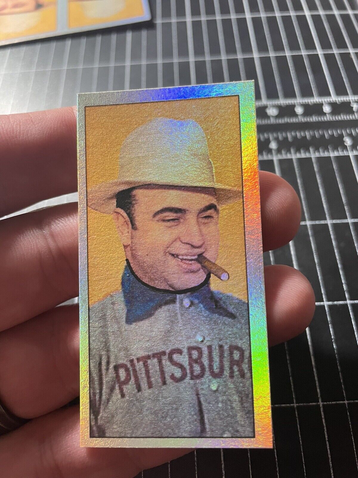 Al Capone Scarface Iconic Custom Cigarette Card Refractor