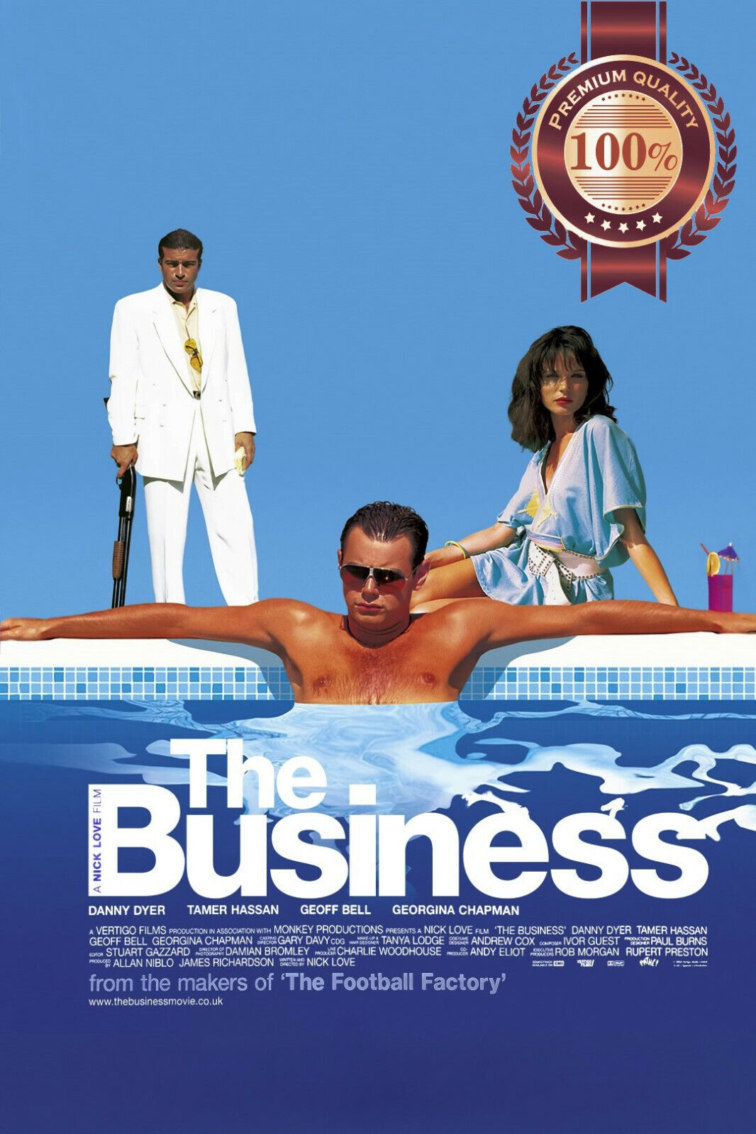 THE BUSINESS 2005 OFFICIAL ORIGINAL CINEMA MOVIE FILM PRINT PREMIUM POSTER