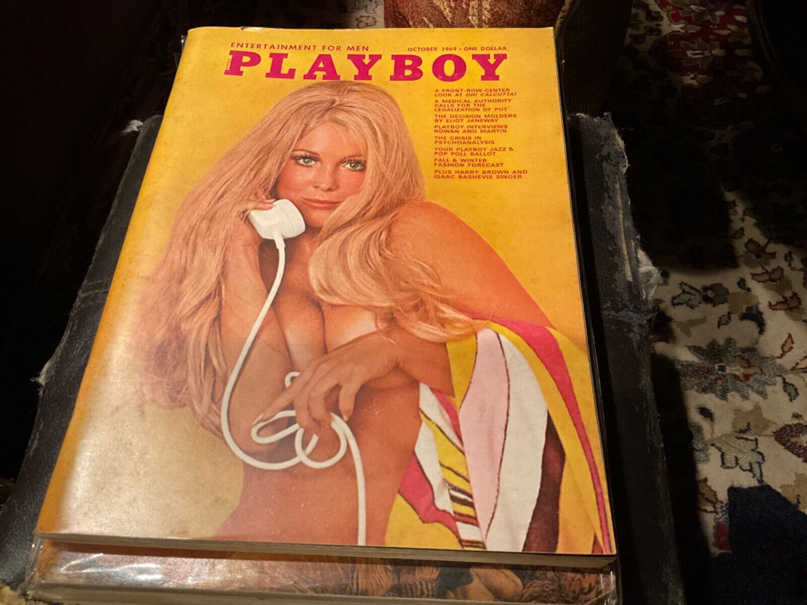 PLAYBOY MAGAZINE OCTOBER 1969, PHYLISS WHEATLEY CENTERFOLD, EXCELLENT