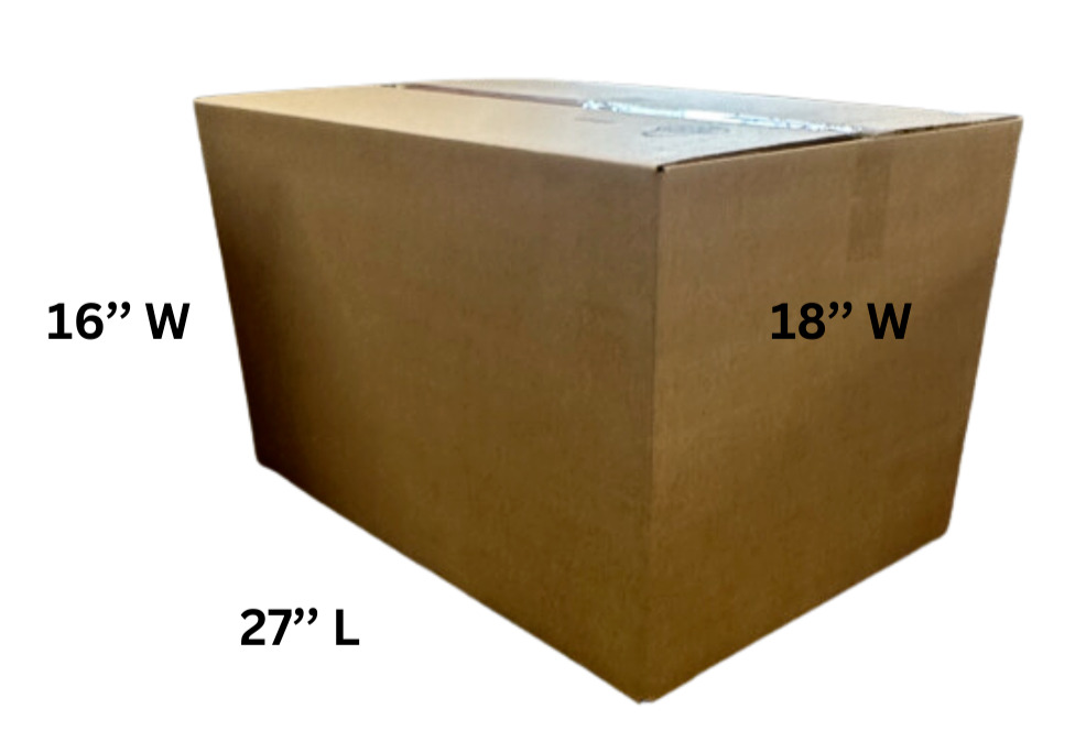 27 In L X 18 In W X 16 In D Large Moving Packing Shipping Box Heavy Duty 10 PACK