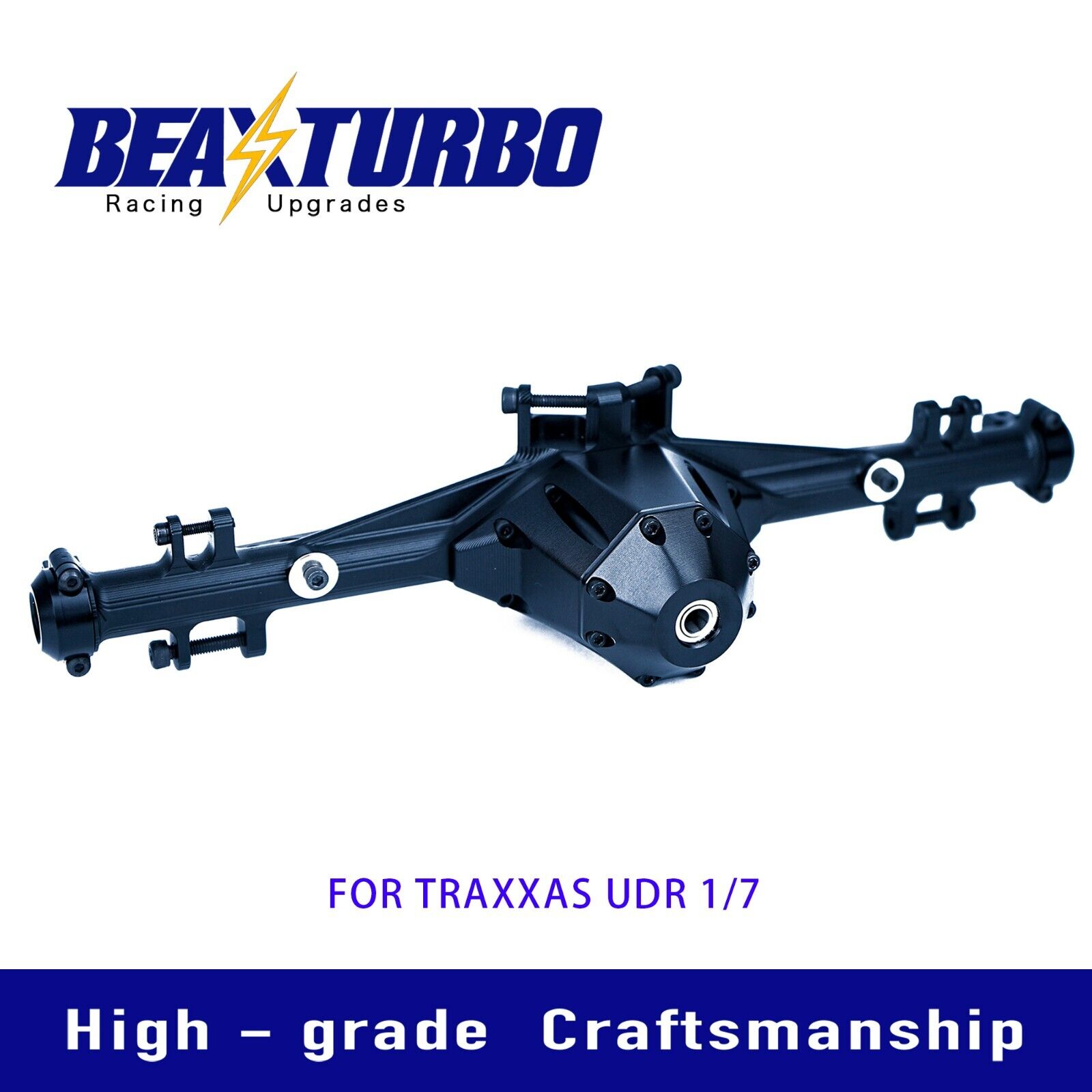 BeaxTurbo CNC Aluminum 7075# upgrade rear axle housing For TRAXXAS UDR 1:7