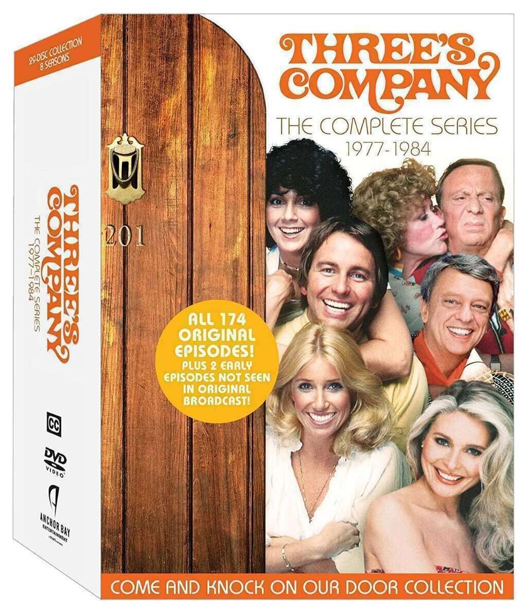 Three\'s Company: The Complete Series season 1- 8 (DVD, 2018, 29-Disc Set)