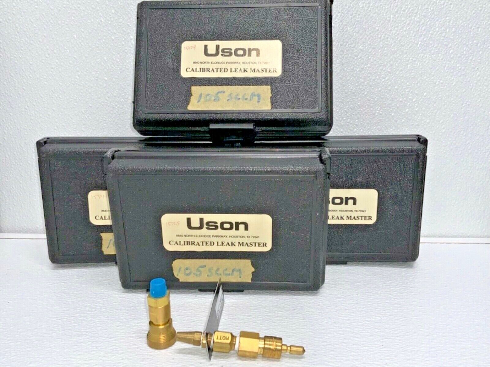 Uson Calibrated Leak Master Detector 105 SCCM 25 KPA Lot of 4 23C