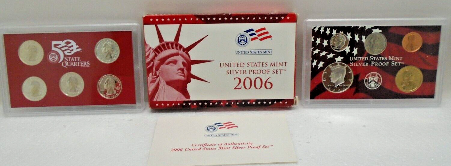 2006 S U.S. Mint Silver 10 Piece Proof Set