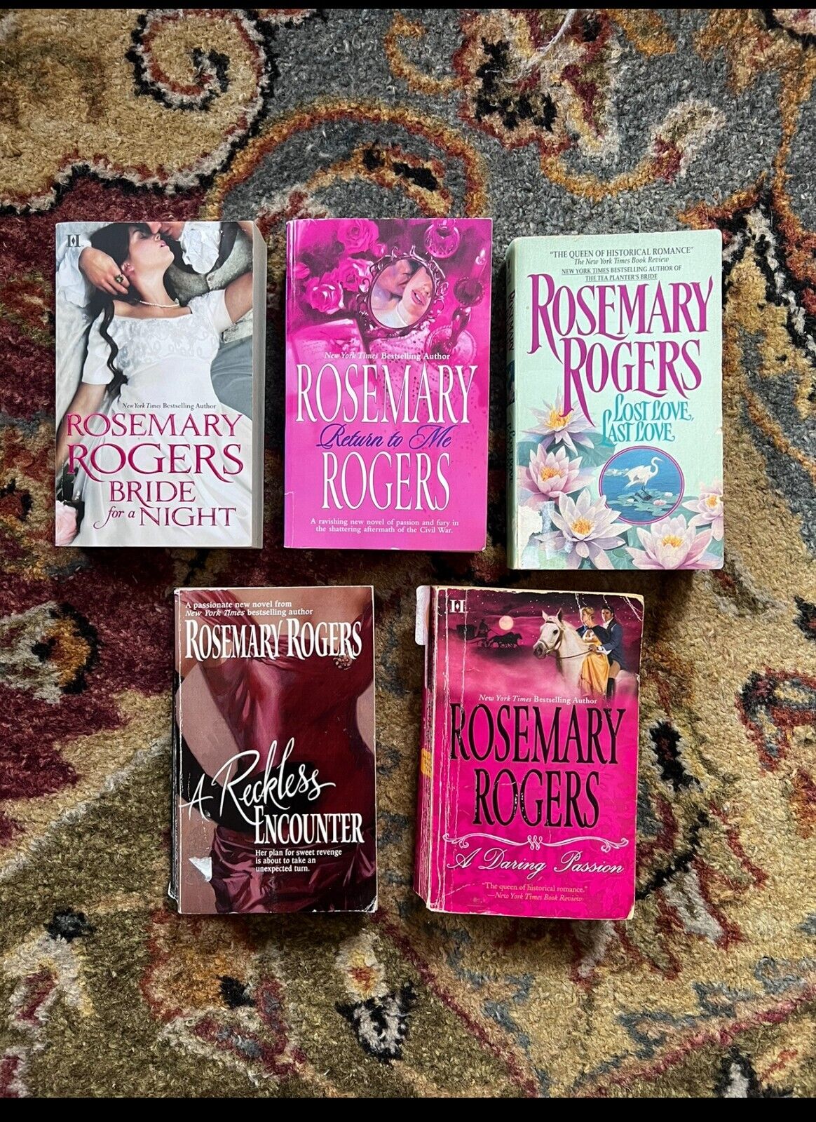 5 rosemary rogers romance novels