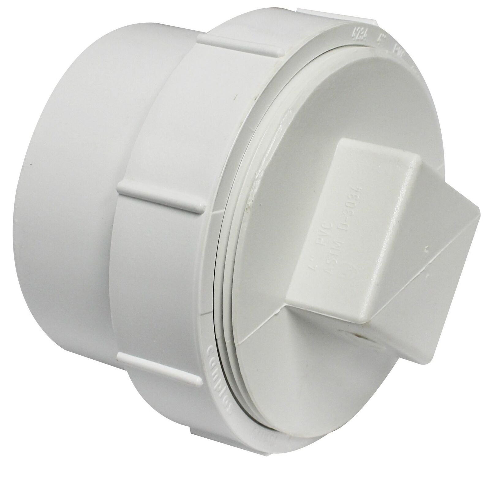 414274BC PVC Sew 4 Cleanout with Plug