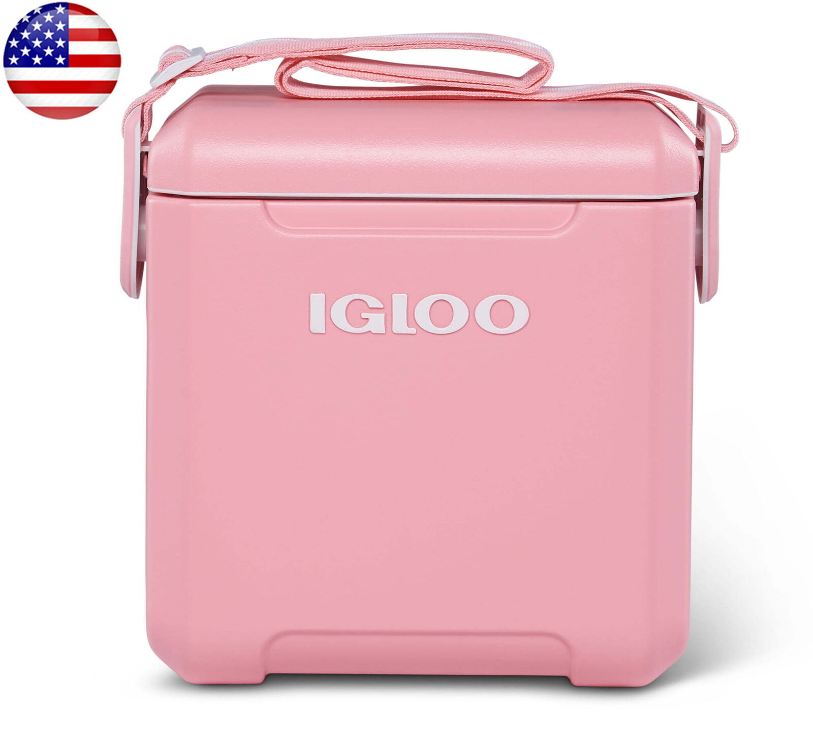 11 Qt Long Hard Sided Cooler W/adjustable Strap & Locking Lid Outdoor Camp Cube