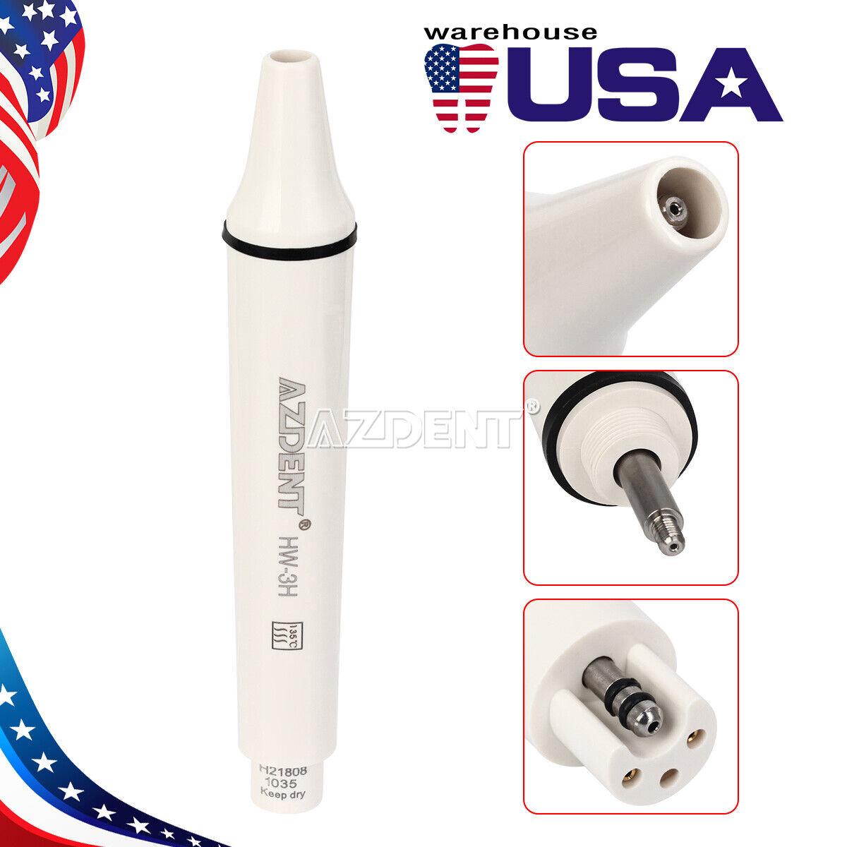 Dental Ultrasonic Piezo Scaler Handpiece LED Fit For NSK/EMS/SATELEC USA
