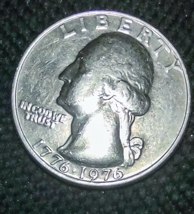 Rare 1776-1976 Bicentennial Quarter No Mint Mark Letter US Coin