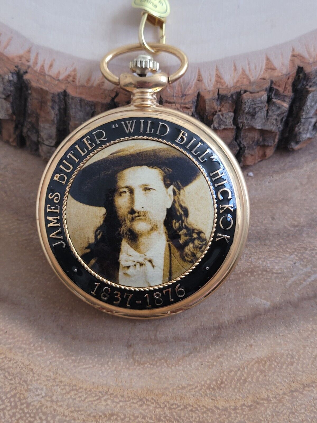 Wild Bill Hickok Pocket Watch With Chain - Western Pocket Watch