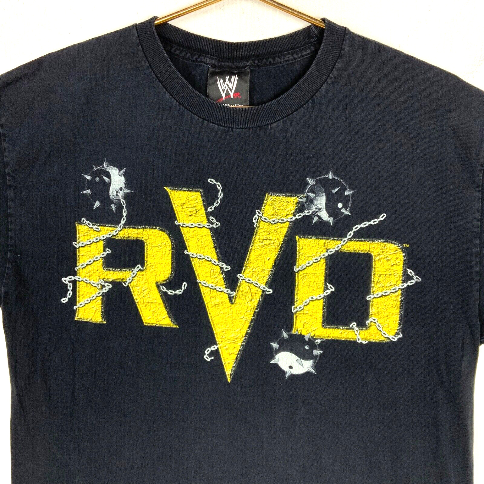 Vintage Rob Van Dam Wrestlemania Wwe T-shirt Large 2003 Wrestling Double Sided