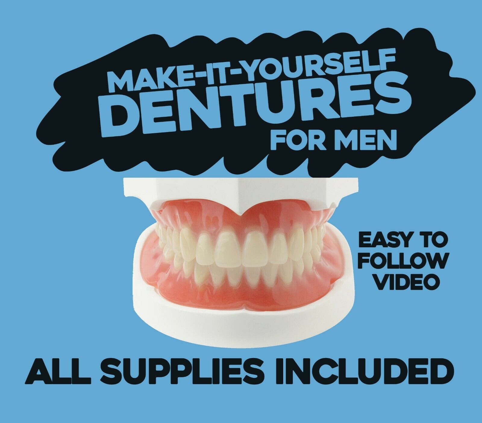 DIY Denture Kit - Homemade Dentures, Custom Dentures From Home
