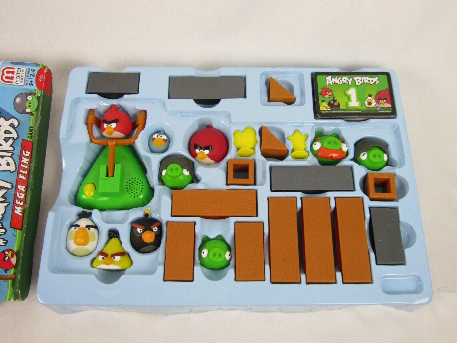 Angry Birds Mega Fling Game-Missing Instructions Only-Mattel Games-X9272-2011