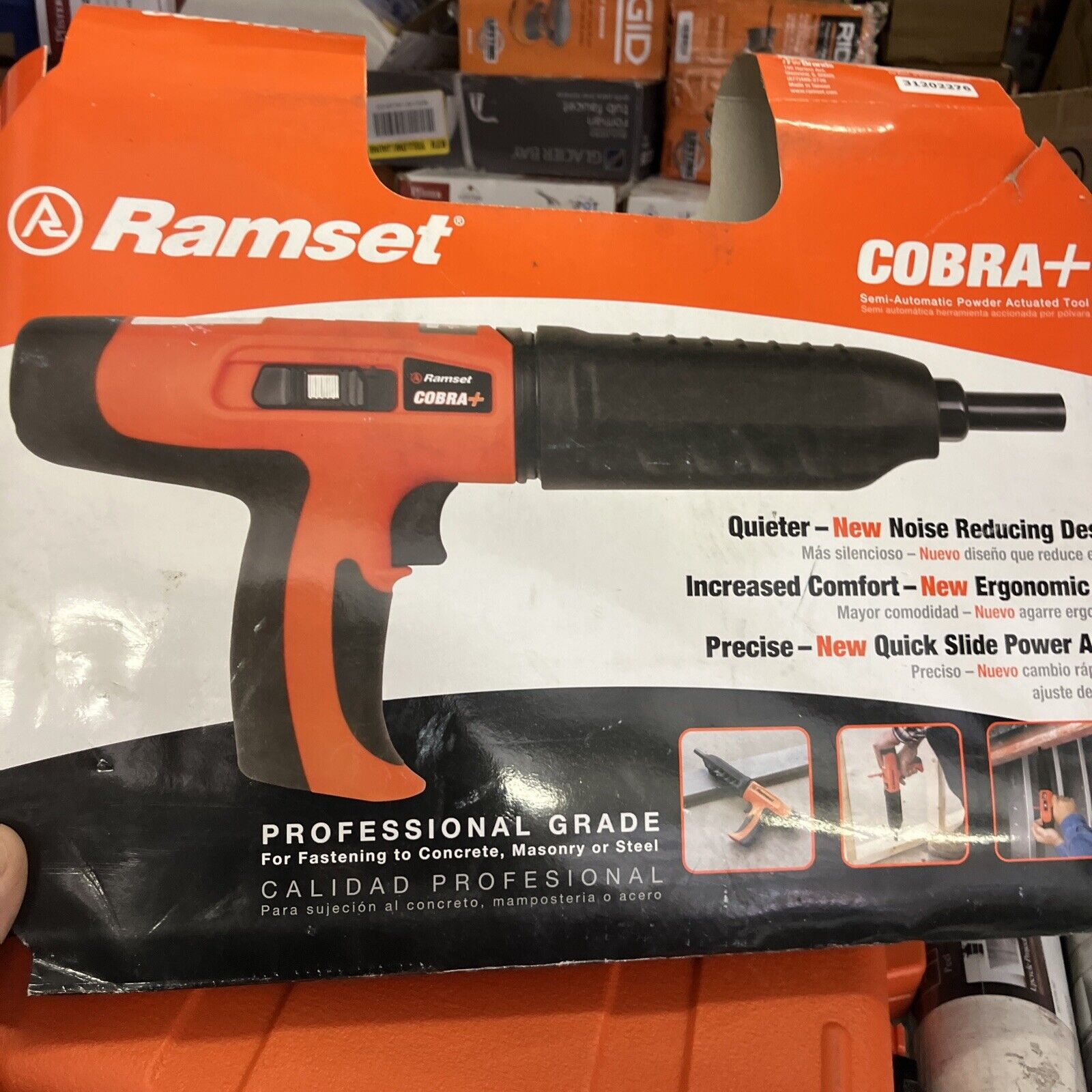 Ramset 16942 Cobra+ 0.27 Caliber Semi-Automatic Powder-Actuated Tool