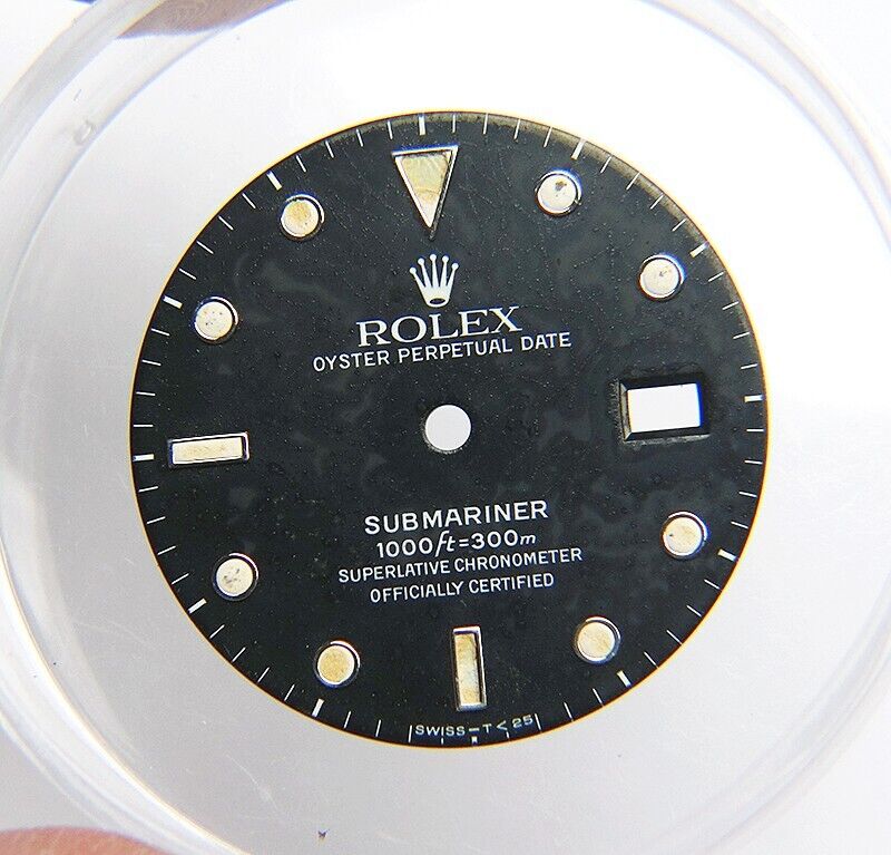 Vintage Genuine Rolex Submariner 16610 168000 16800 Black Cream Tritium Dial