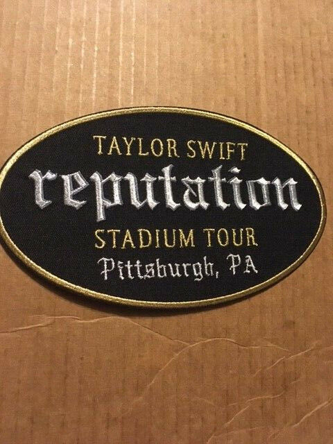 RARE NEW/UNUSED 2018 TAYLOR SWIFT REPUTATION STADIUM TOUR PATCH - PITTSBURGH, PA
