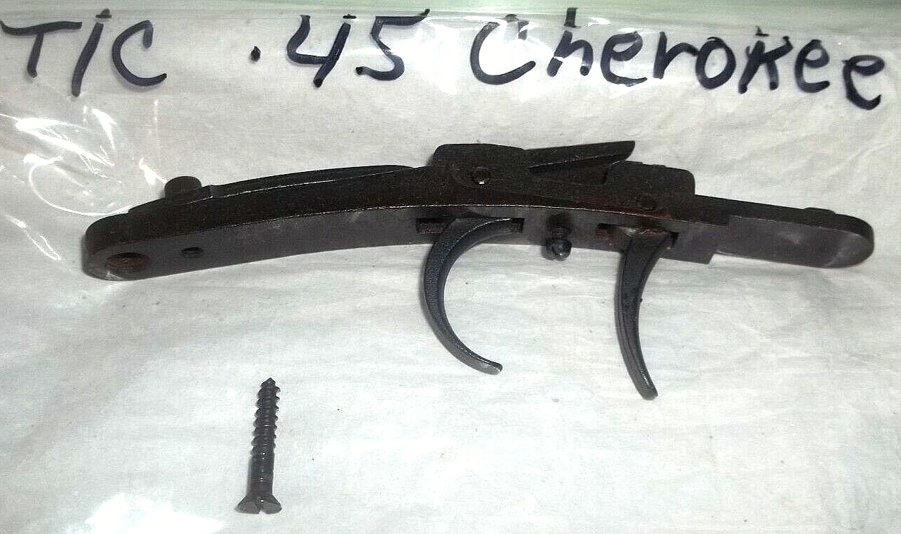 Thompson Center T/C Cherokee .45 Caliber Double Trigger Assembly + Screw