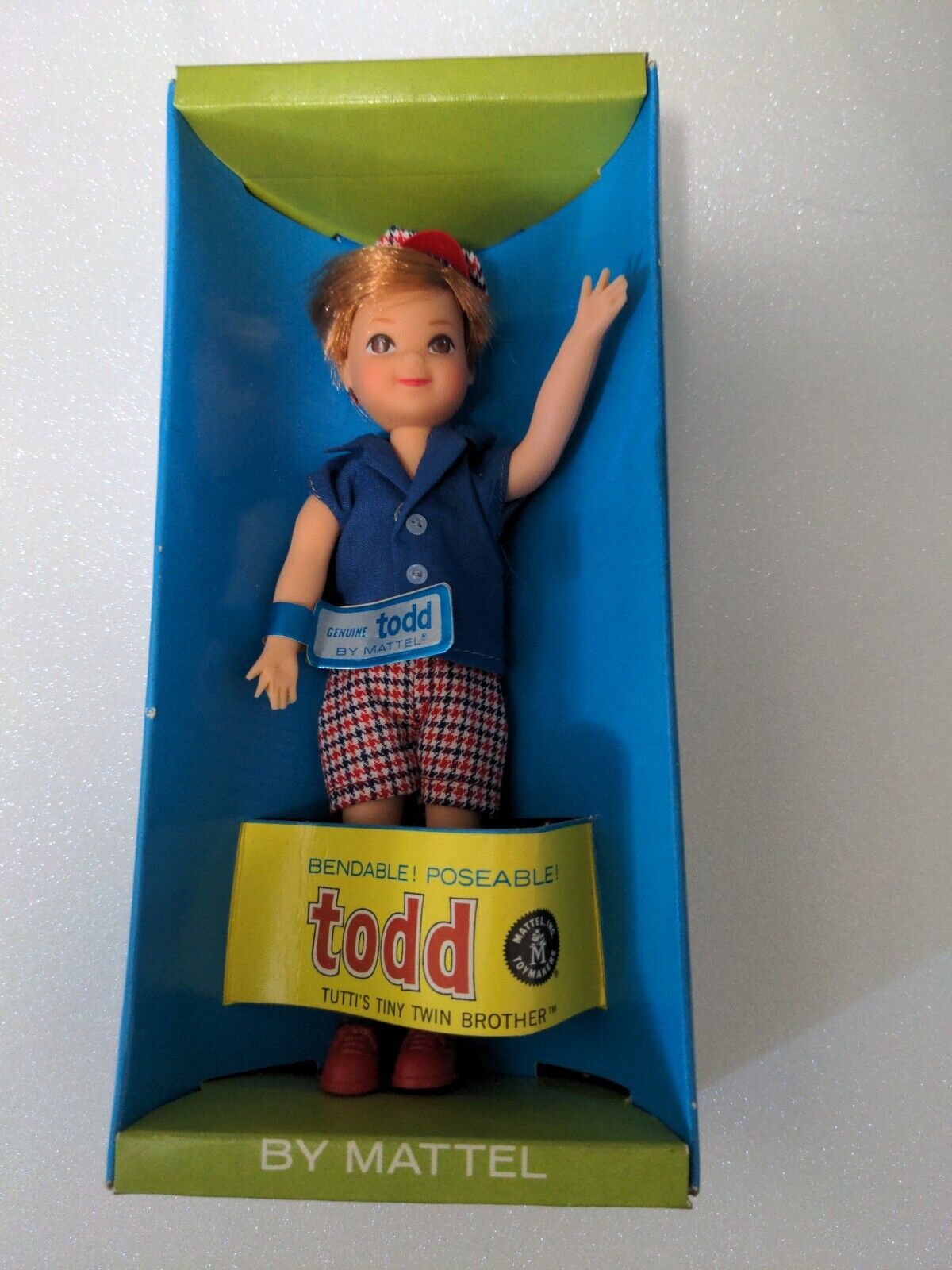  Vintage Barbie 1965 Tutti\'s Twin Brother Todd ~ Mattel No. 3590 NRFB Mint