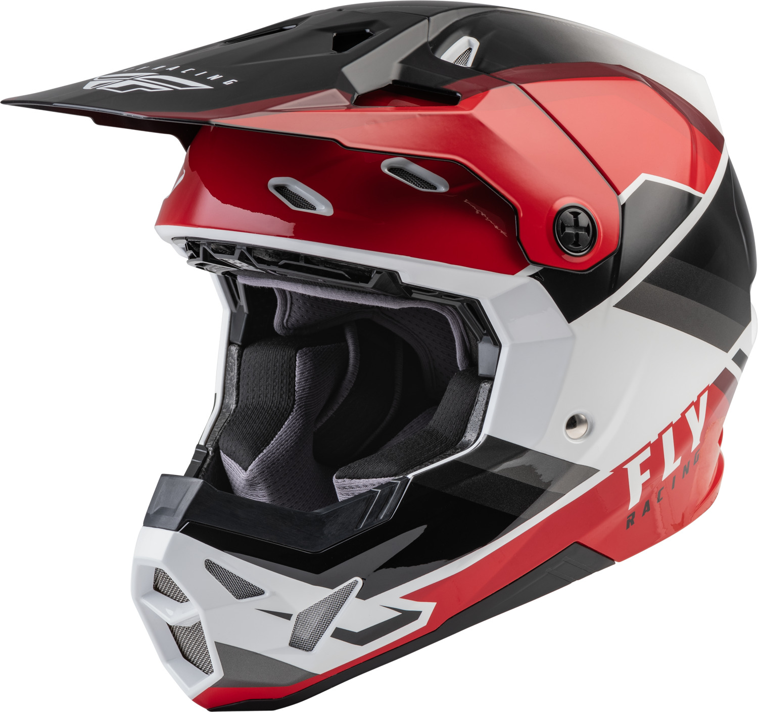 Fly Racing 2022 Adult Formula CP Helmet (Black/Red/White, Small)