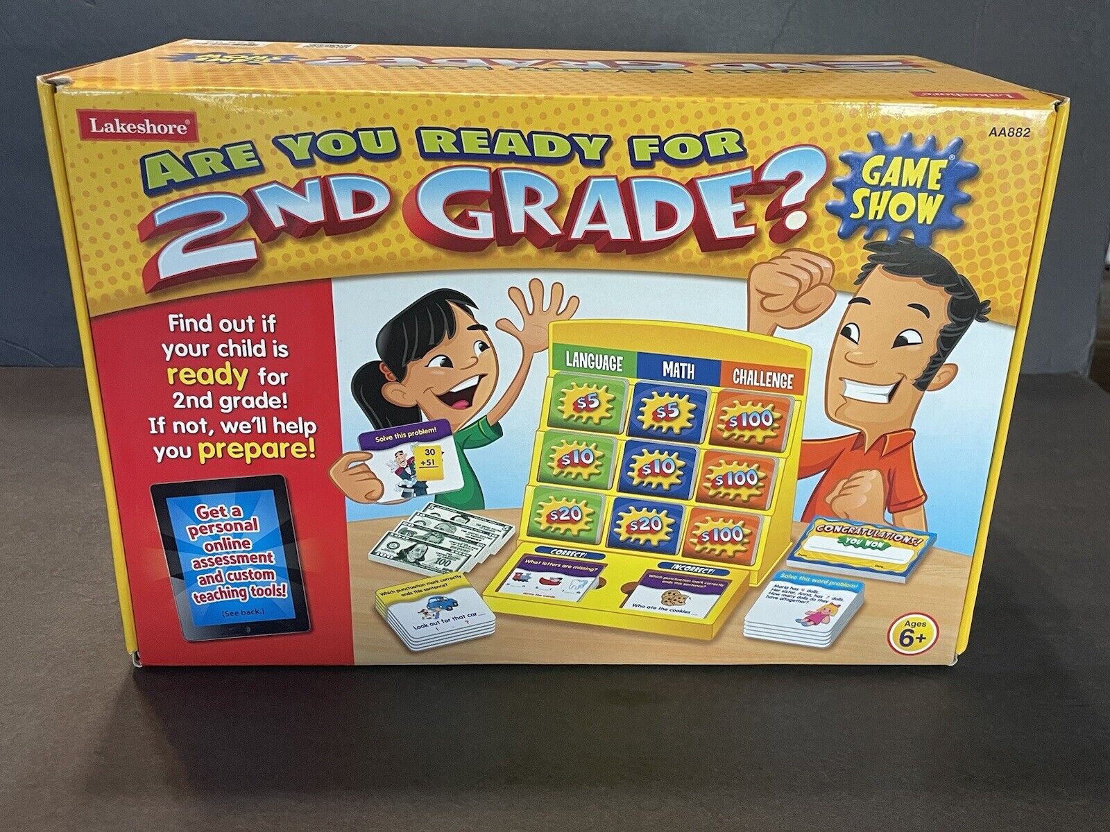 LAKESHORE LEARNING Are You Ready for 2nd Grade Educational Game complete NICE