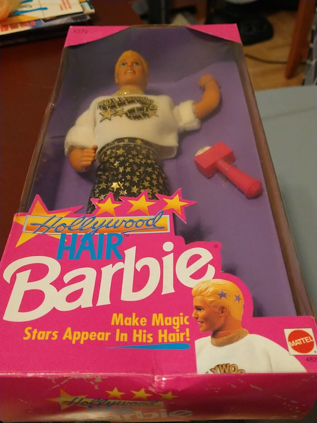 Vintage 1992 Hollywood Hair Ken Doll from Mattel  Never Removed from box 1992
