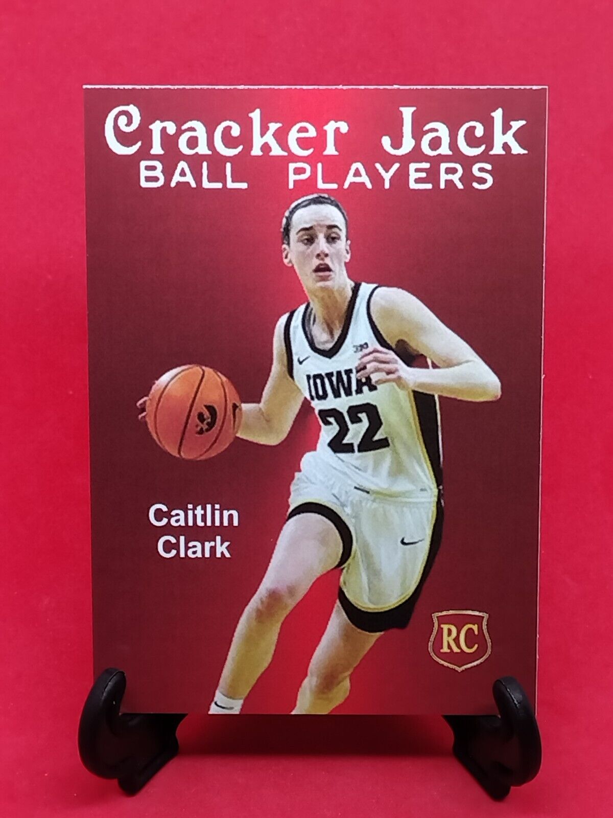 Caitlin Clark Rookie Card Cracker Jack Iowa Hawkeyes Indiana Fever WNBA #1 Pick