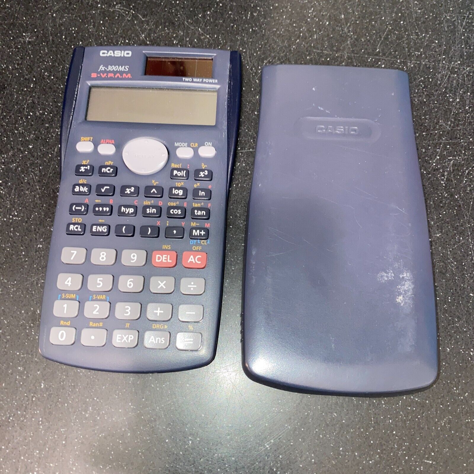 Casio fx-300MS Scientific Calculator Works Solar S-VPAM