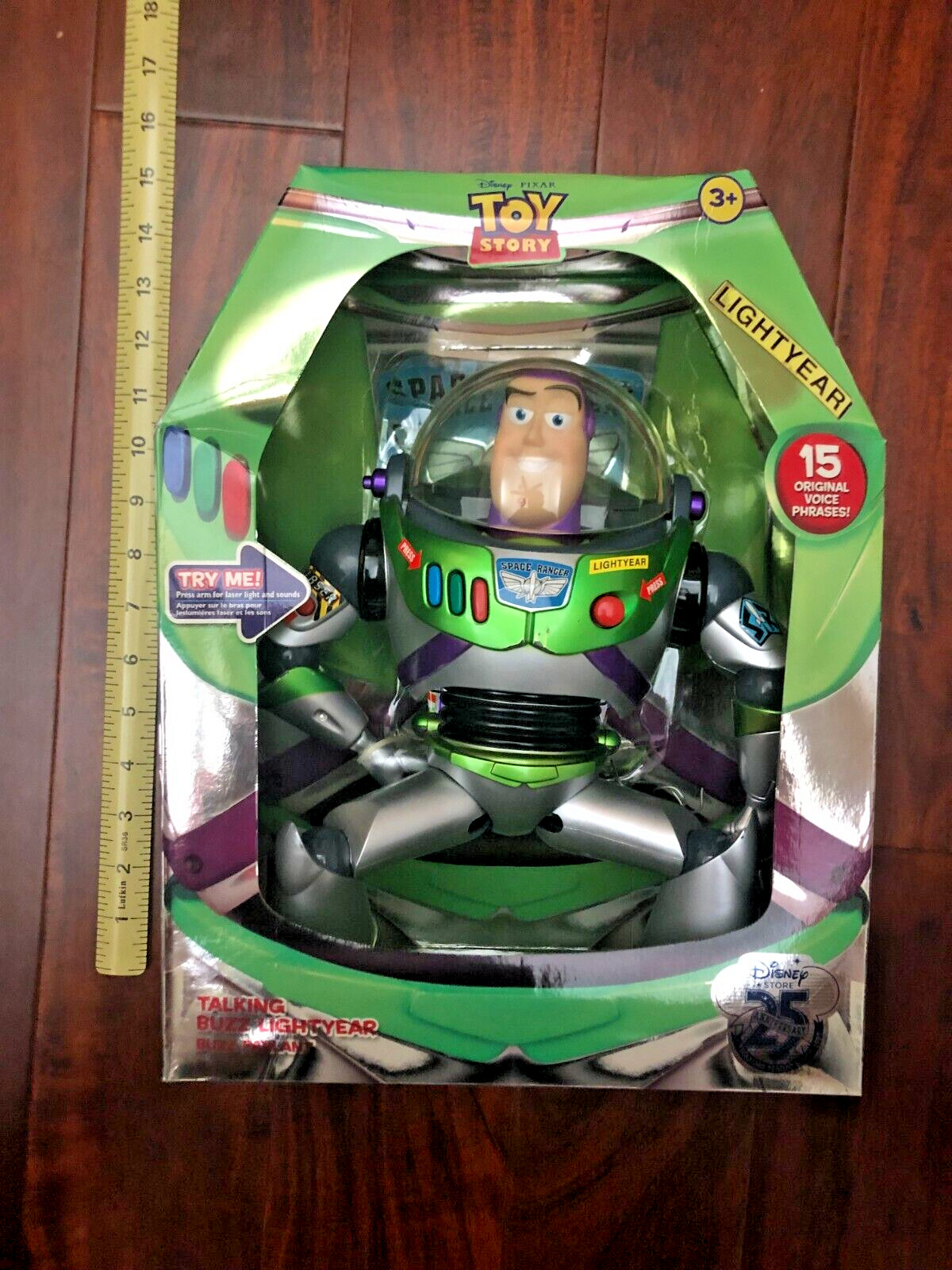 NEW vintage 1987 Toy Story Signature D23 25TH Anniversary Talking Buzz Lightyear