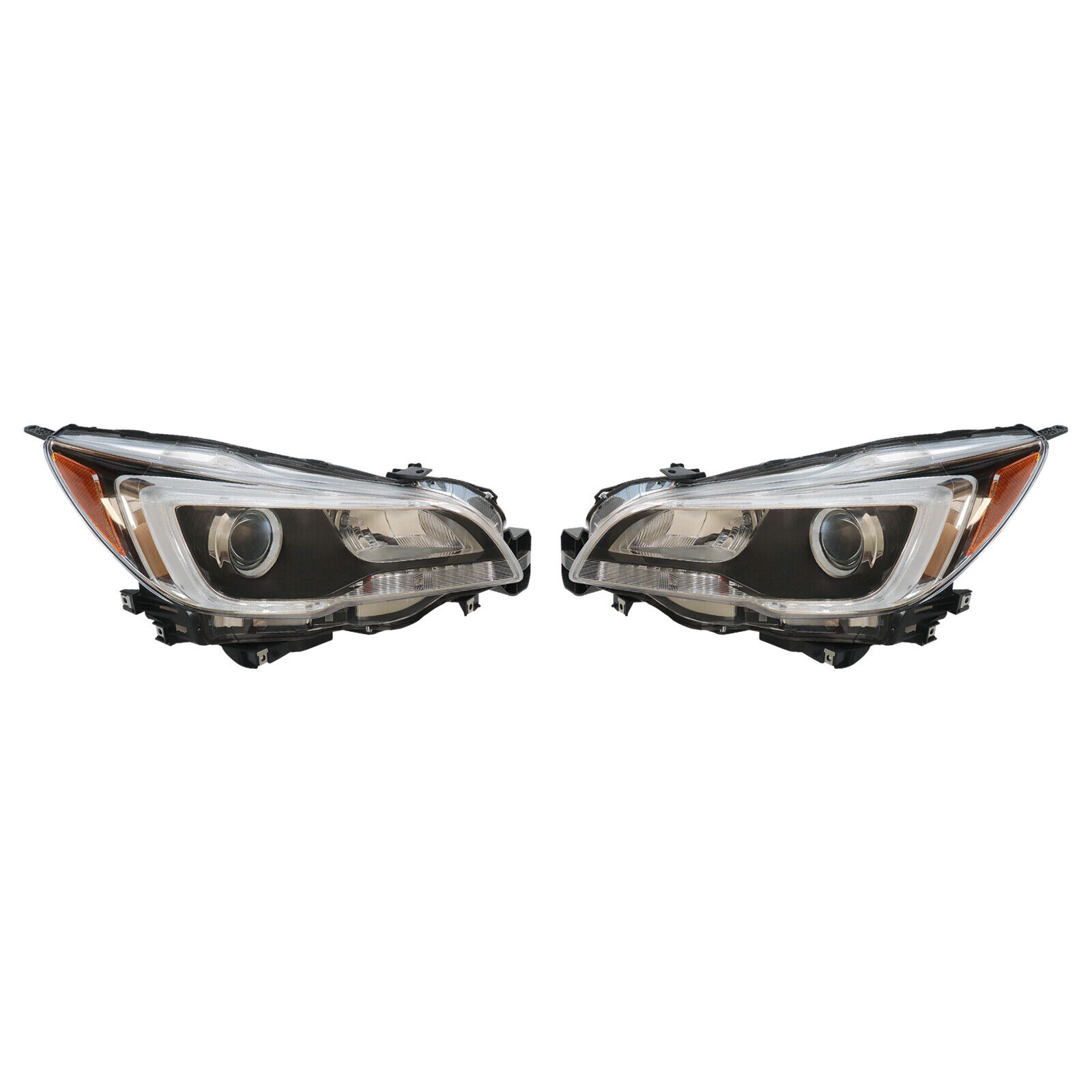 For 2015-2017 Subaru Legacy Outback Halogen Headlight Black Interior LH & RH