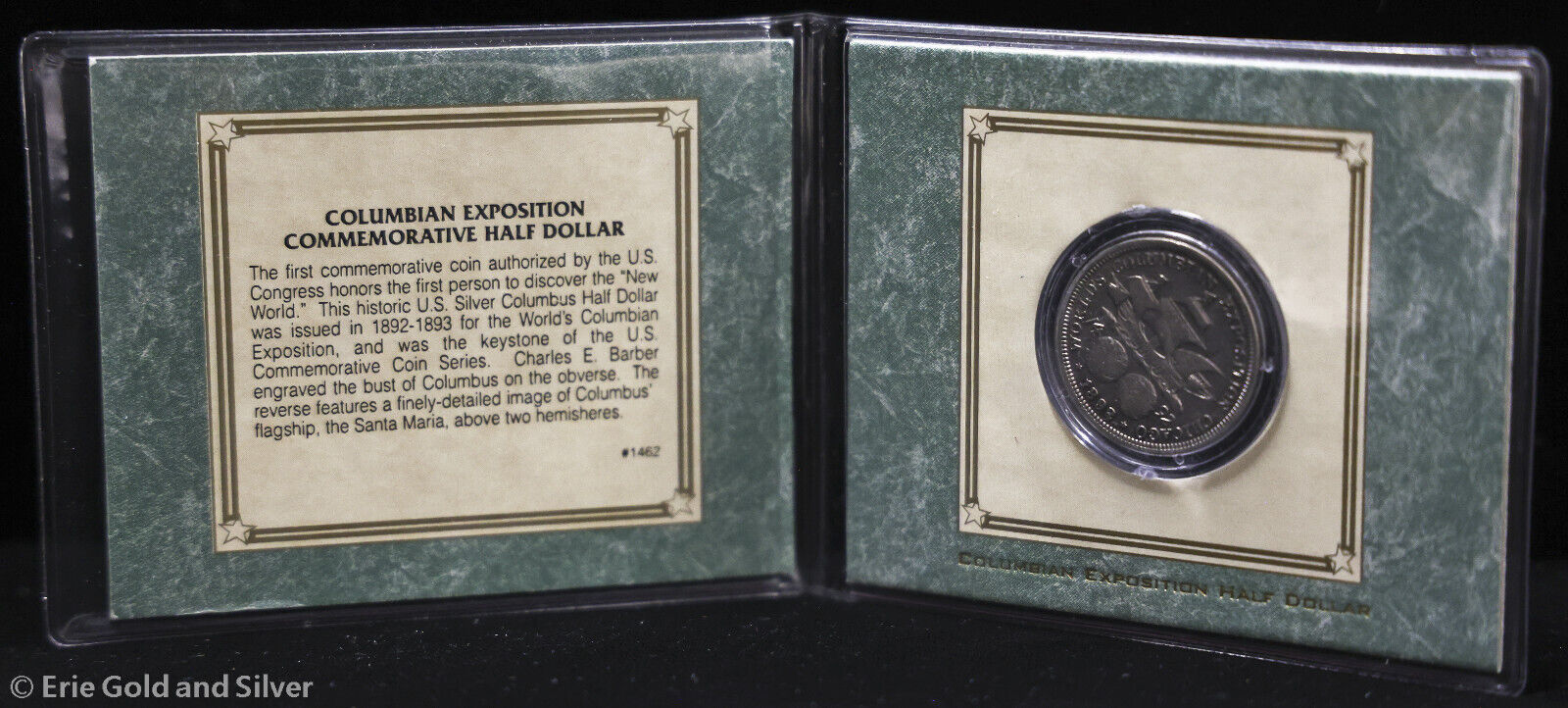 1892 American Historic Society Columbian Expo Half Dollar