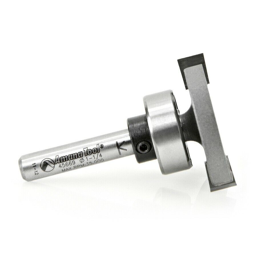45669 Carbide Tipped Tounge and Groove Flooring Straight Cutter Router Bit.