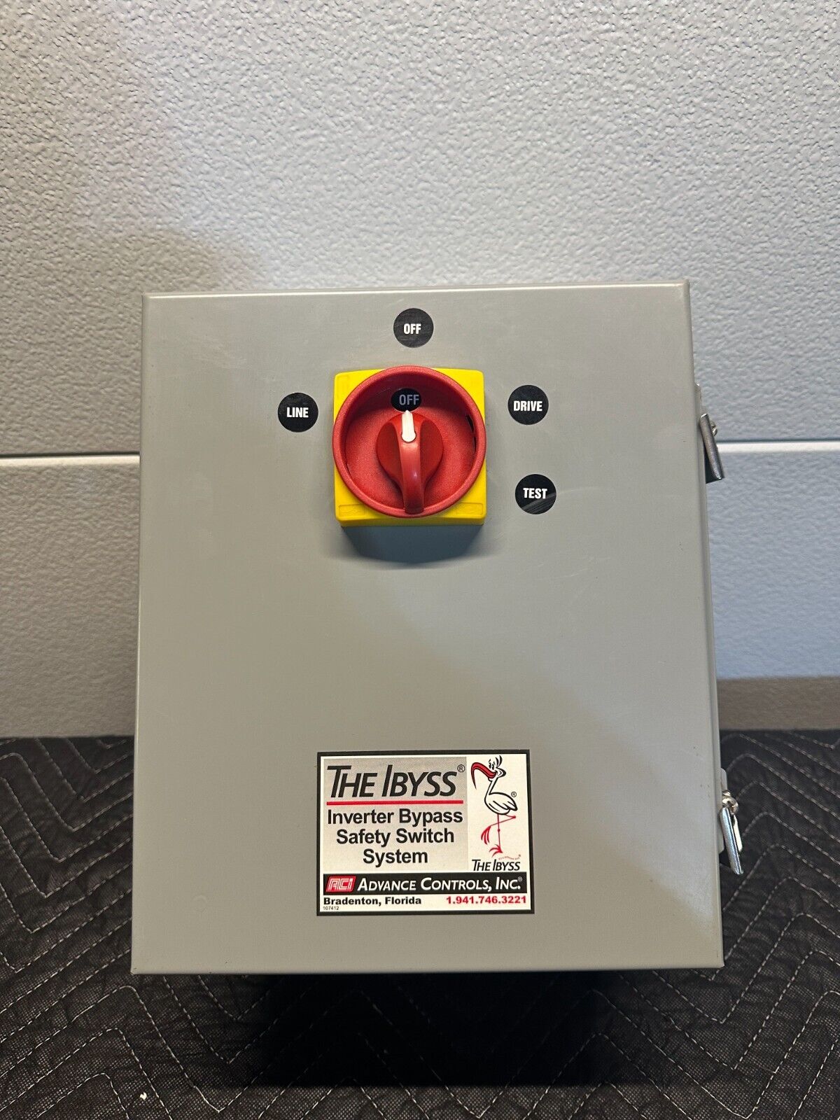 Advance Controls The Ibyss Inverter Bypass Safety Switch System New Old Stock