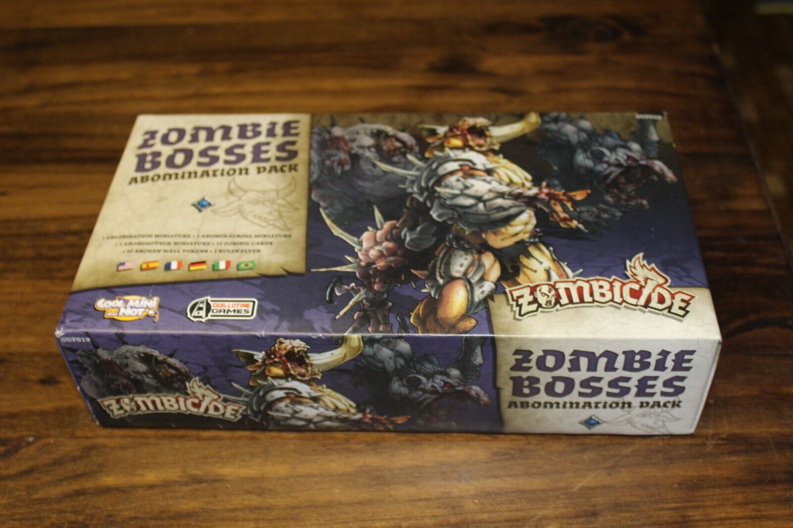Zombicide Zombie Bosses Abomination Pack New Open Box