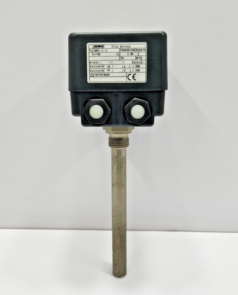 JUMO AMV-2-2 DOUBLE TWO POINT THERMOSTAT 10-230VAC