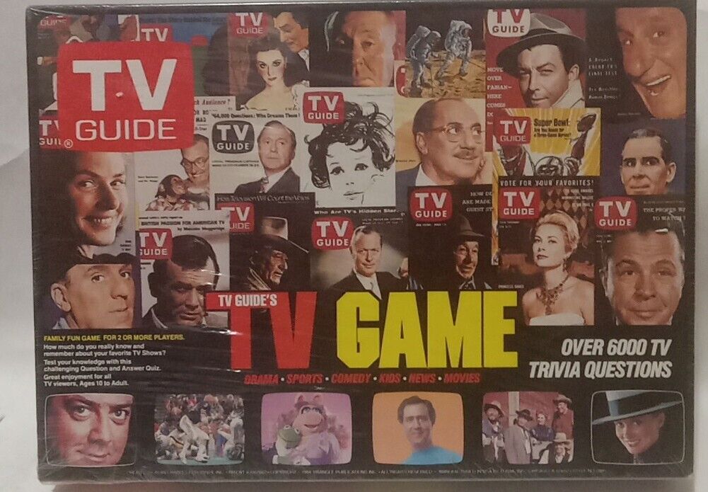 Vintage 1984 TV Guide’s TV Game TV Trivia Board Game Sealed