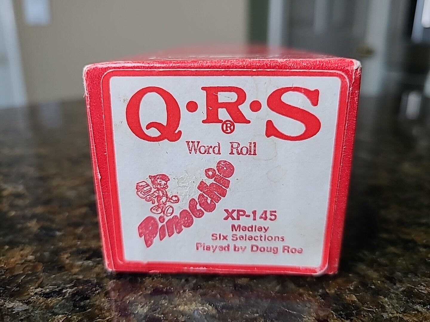 QRS Word Roll PINOCCHIO Six Selections Doug Roe XP-145 Player Piano Roll
