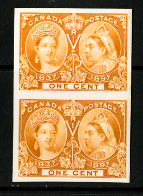 Canada Stamps # 51 NH Card Board Proof Pair Super