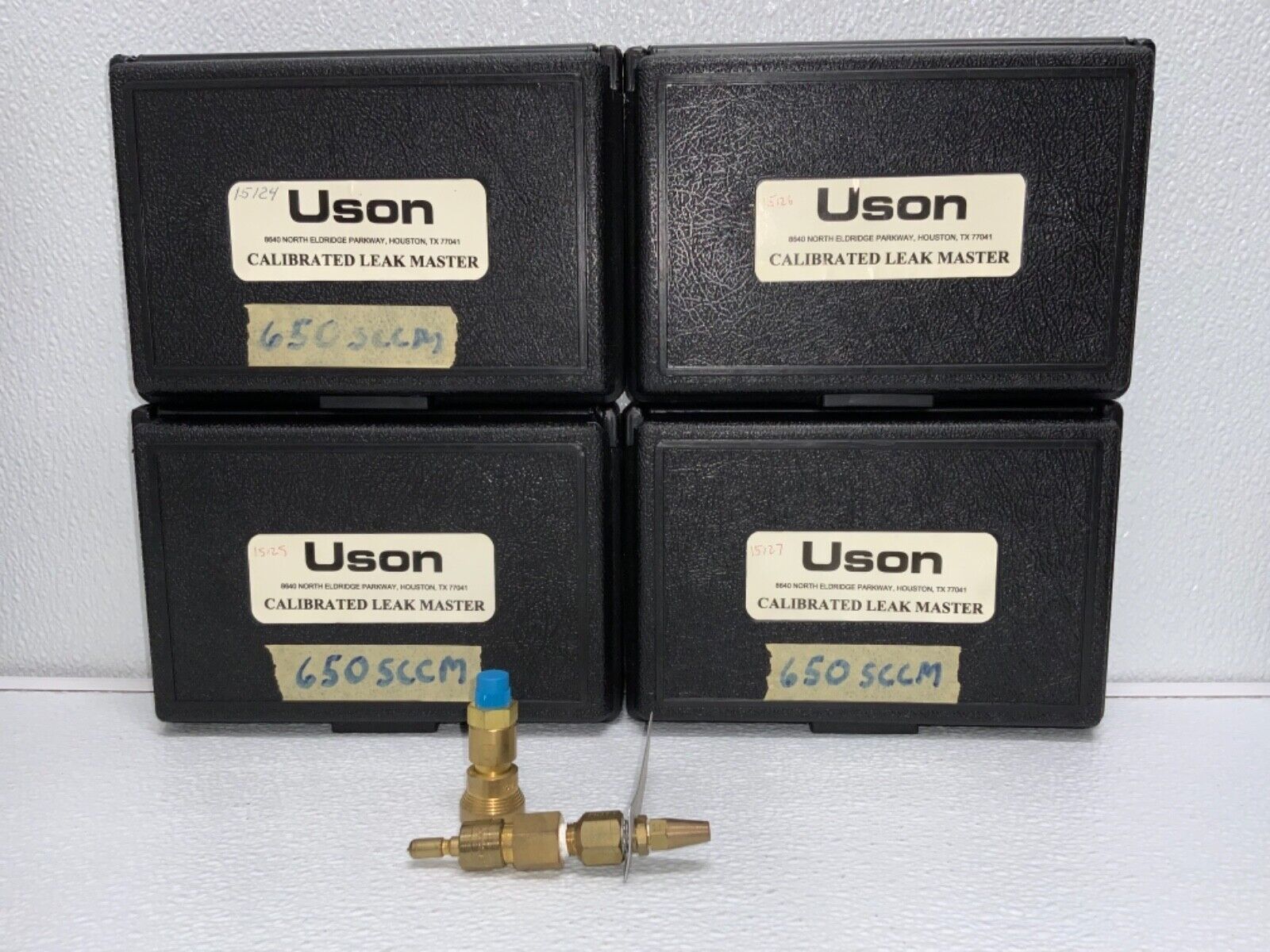 Uson Calibrated Leak Master Leak Detector 650 SCCM 70 KPA Lot of 5 27B