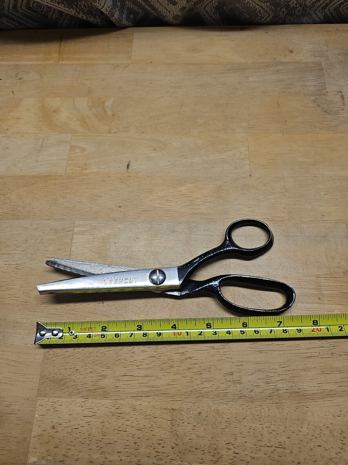 Vintage Deluxe Kleencut Pinking Shears 7.5 inches Scissors (AA7)