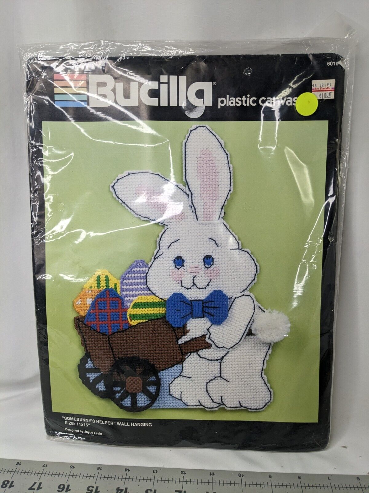 Bucilla Plastic Canvas Easter Bunny Helper Craft Kit 6016